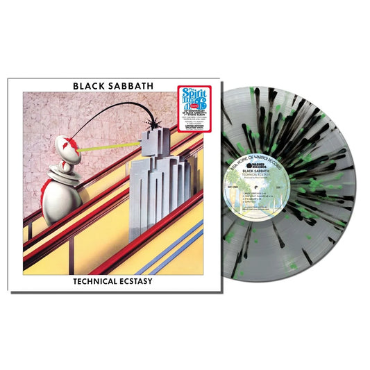 Black Sabbath - Technical Ecstasy [Spirit Of '76, Brick & Mortar Exclusive - Clear With Green/Black Splatter]