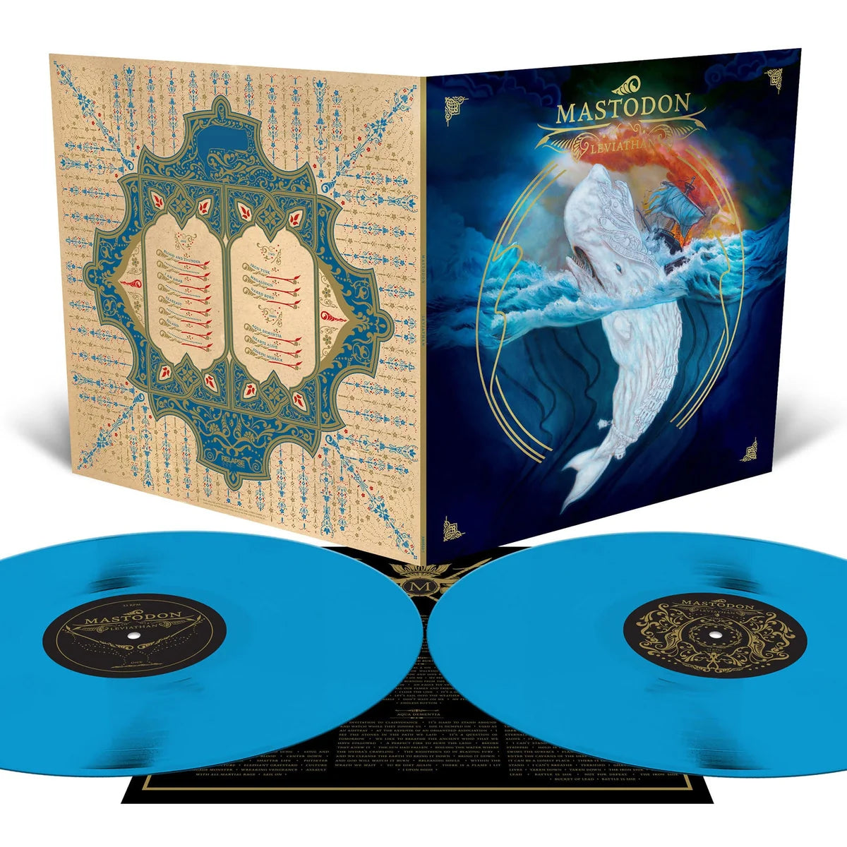 Mastodon - Leviathan [Sky Blue - D Side Etching]